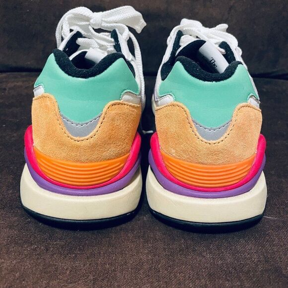 Mint Condition New Balance 57/40 White Multicolor 80s Colors 12 US Mens 46 EUR - Picture 5 of 9